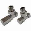 Комплект клапанів з ручним регулюванням Schlosser Elegant кутовий GW M22x1.5 x 15x1 (604200003)- Фото 1