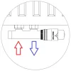 Комплект термостатический угловой Schlosser Duo-Plex 3/4 x M30x1.5 хром правый (602100005)- Фото 2