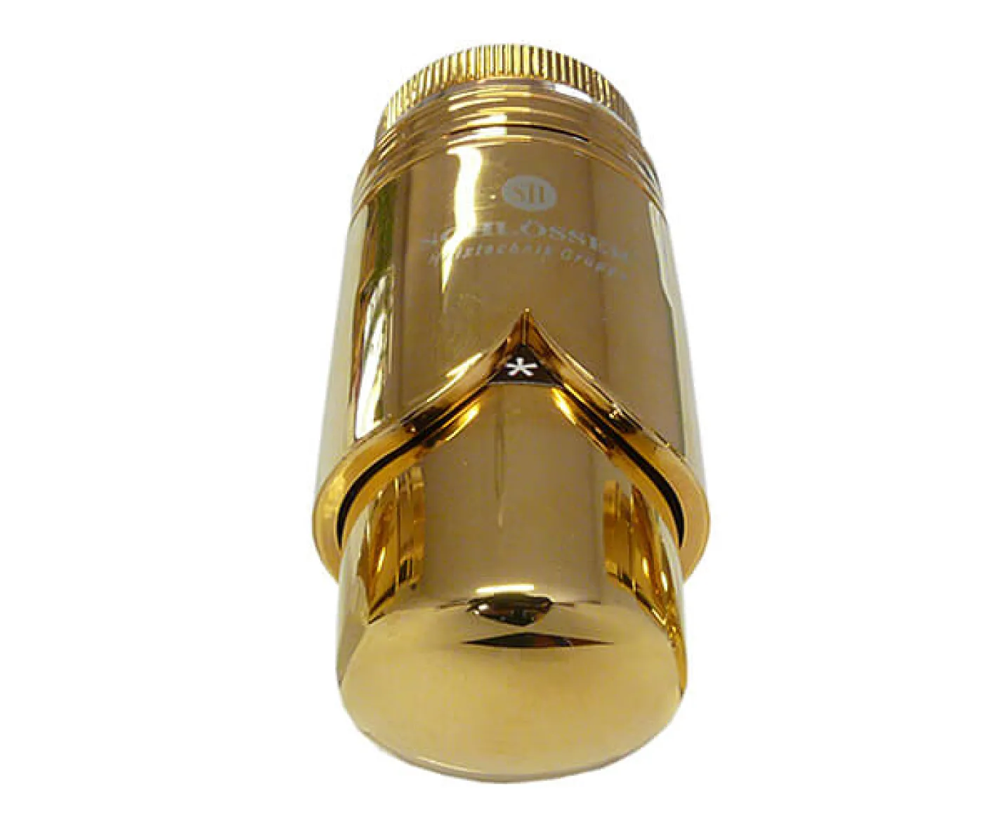 Термостатическая головка Schlosser BRILLANT SH, золото (600200007) - Фото 1