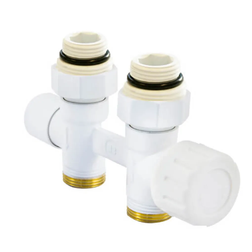 Комплект термостатический Schlosser Duo-plex Mini прямой GZ 1/2x15mm Cu + Mini M30x1,5 + комплект трубок с двойной розеткой (606200055)- Фото 2