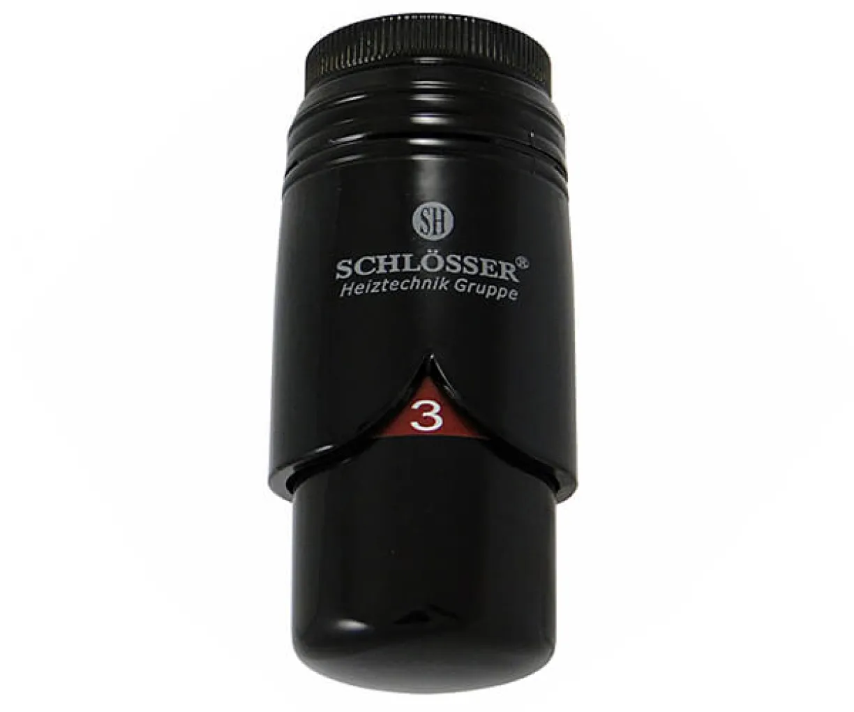 Термостатична головка Schlosser BRILLANT SH, чорний (RAL 9005) (600200014)- Фото 2