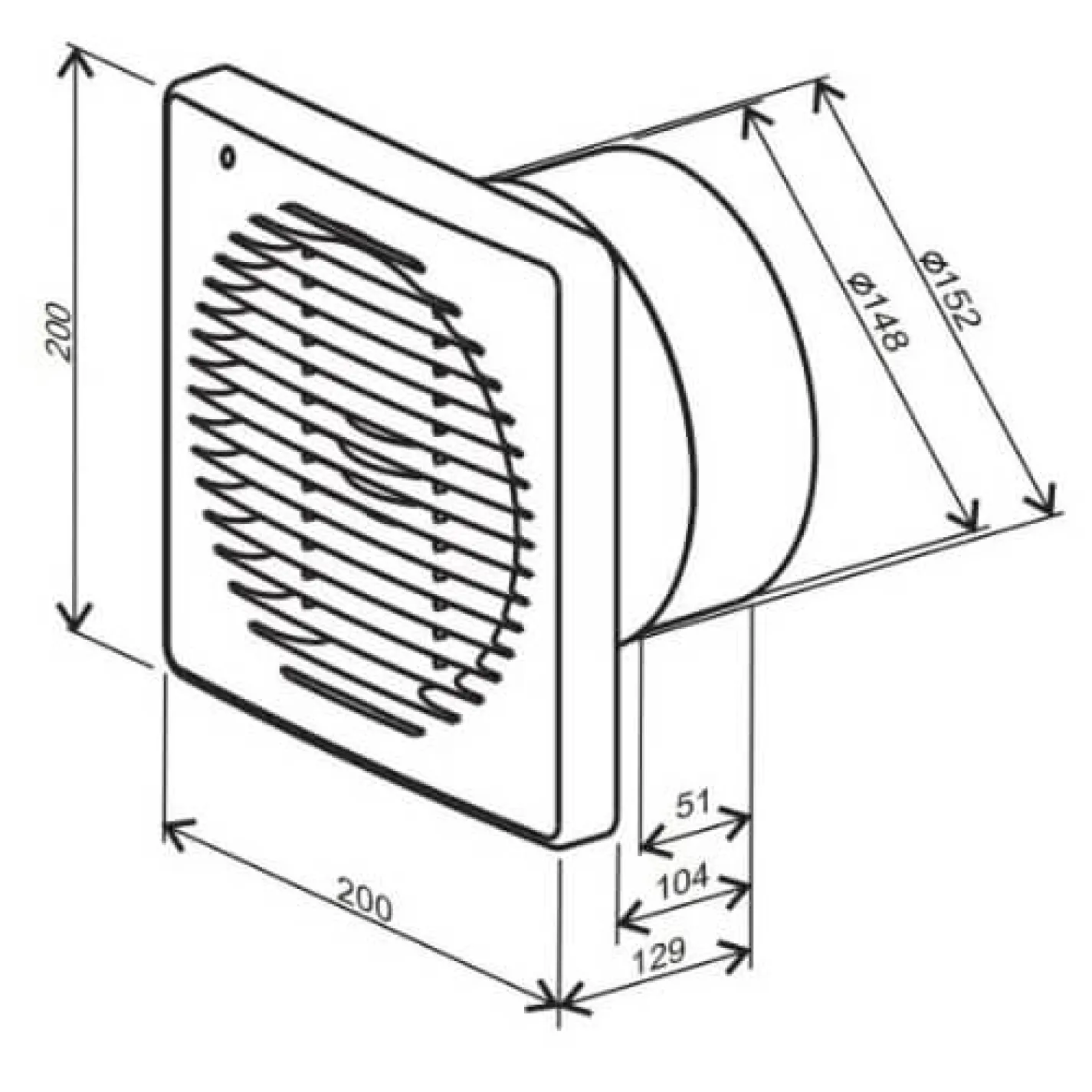 Вытяжной вентилятор Soler&Palau Future-150 C (5210605600) - Фото 3