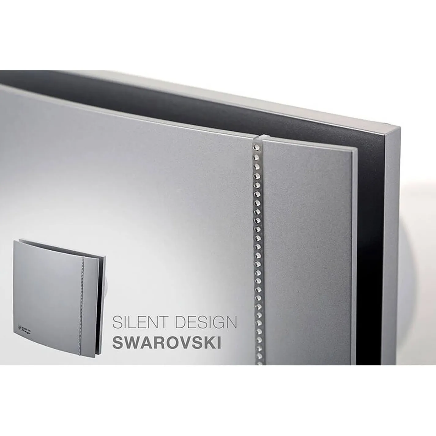 Вытяжной вентилятор Soler&Palau Silent-100 CZ Silver Design Swarovski (5210622400) - Фото 2