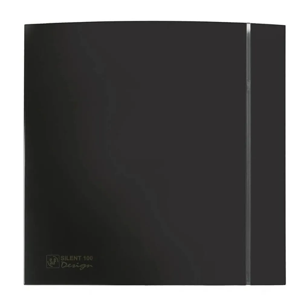 Вытяжной вентилятор Soler&Palau Silent-100 CHZ Black Design-4C (5210633900)- Фото 2