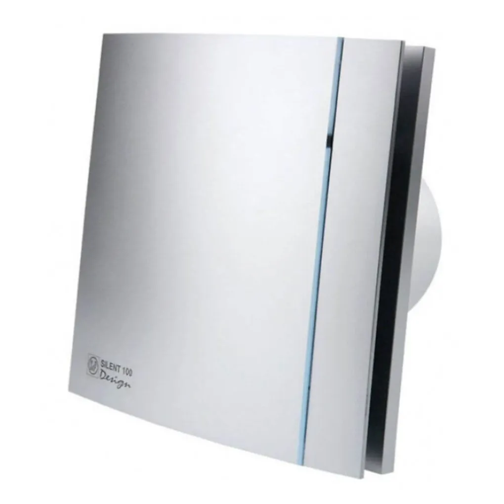 Вытяжной вентилятор Soler&Palau Silent-100 CHZ Silver Design 3C (5210603600)- Фото 1