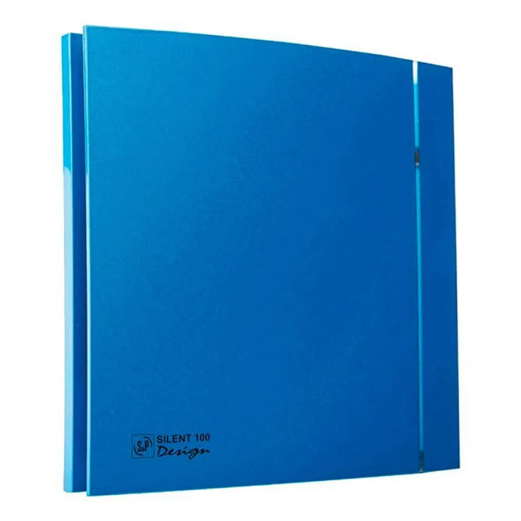 Вытяжной вентилятор Soler&Palau Silent-100 CZ Blue Design 4C (5210624700)- Фото 1