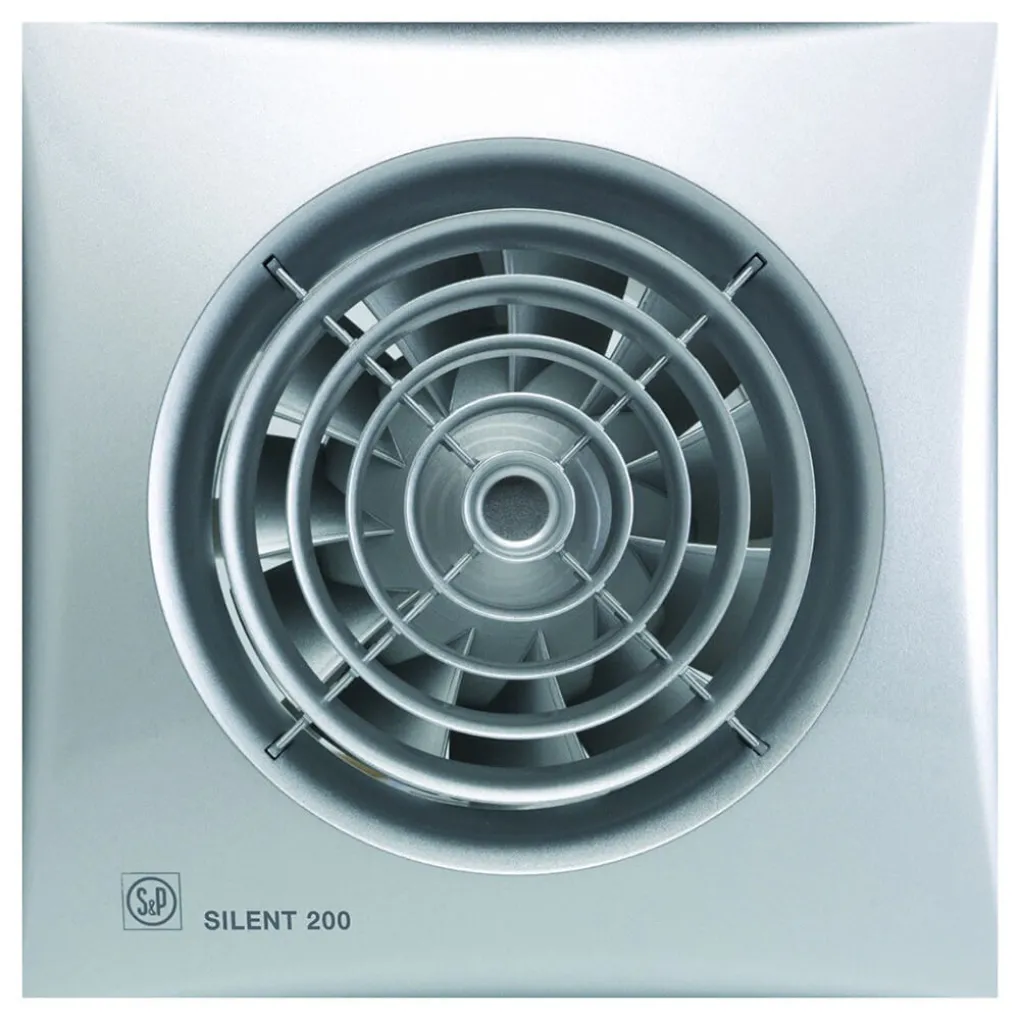 Вытяжной вентилятор Soler&Palau Silent-200 CHZ Silver (5210613400)- Фото 1