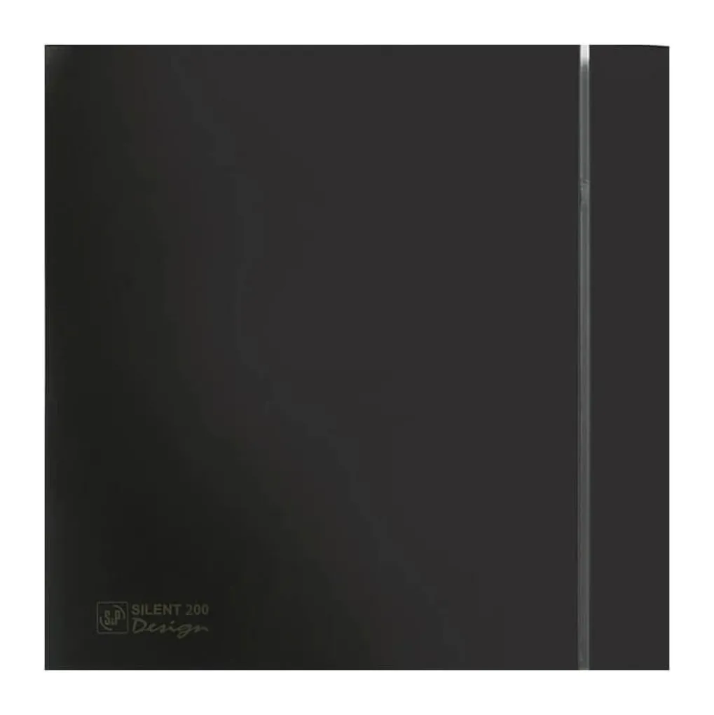 Витяжний вентилятор Soler&Palau Silent-200 CZ Black Design 4C (5210616700)- Фото 2