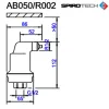 Сепаратор повітря Spirotech Spirotop AAV 1/2 180C/10bar (AB050/R002)- Фото 2