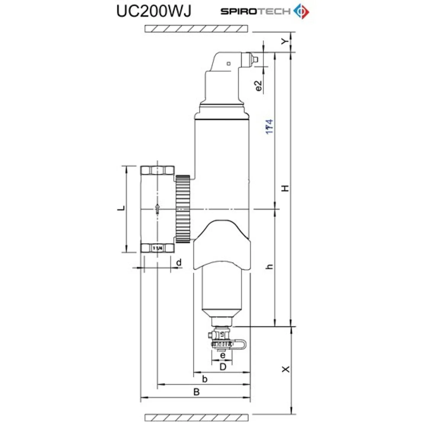 Сепаратор повітря Spirotech SpiroСombi Air&Dirt 2 з магнітом (UC200WJ) - Фото 1