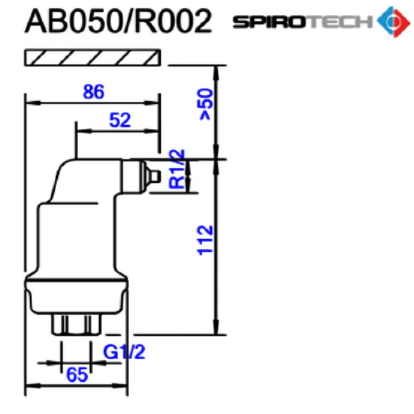 Сепаратор повітря Spirotech Spirotop AAV 1/2 180C/10bar (AB050/R002) - Фото 1