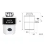 Измельчитель пищевых отходов Status Next 400 Compact (091720)- Фото 4