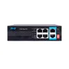 PoE-комутатор TVT 6-портовий TD-B2204S1-PEU з 4 портами PoE- Фото 1
