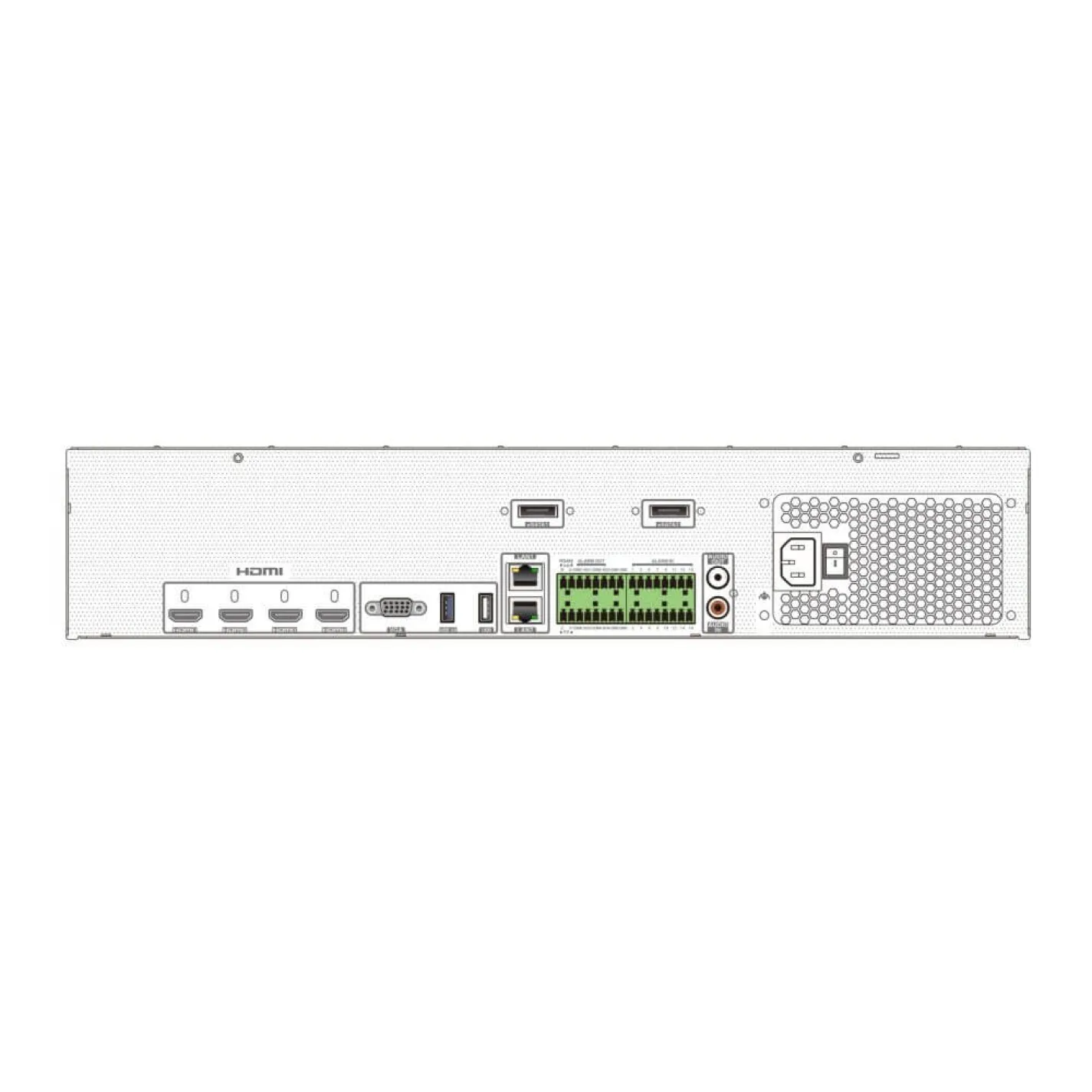 IP-видеорегистратор 64-канальный 16Mp TVT TD-3364H8-A3H-B   - Фото 1