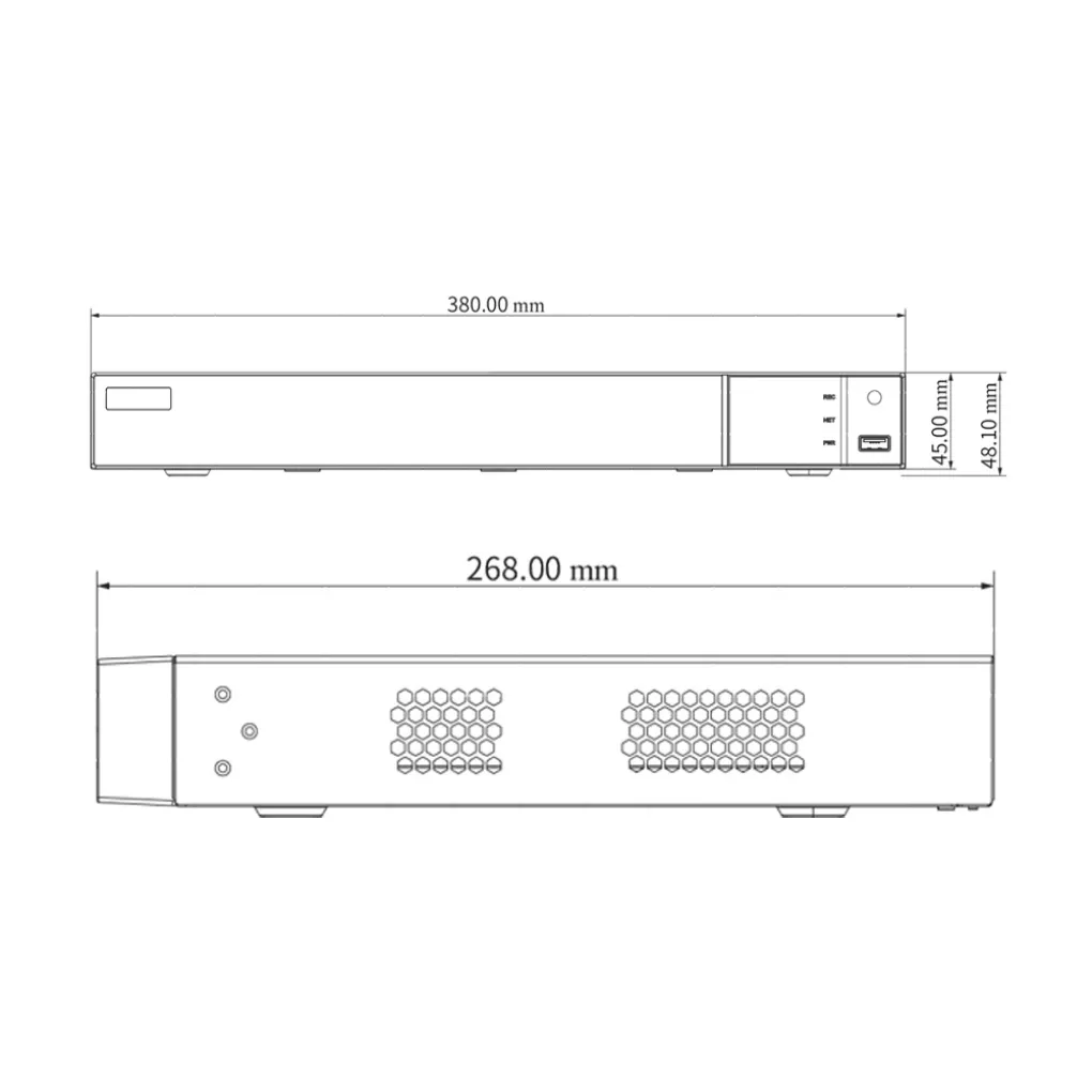 IP-відеореєстратор 16-канальний TVT TD-3116H2-B2-B (160-160) 8Mp (77-00390)- Фото 3