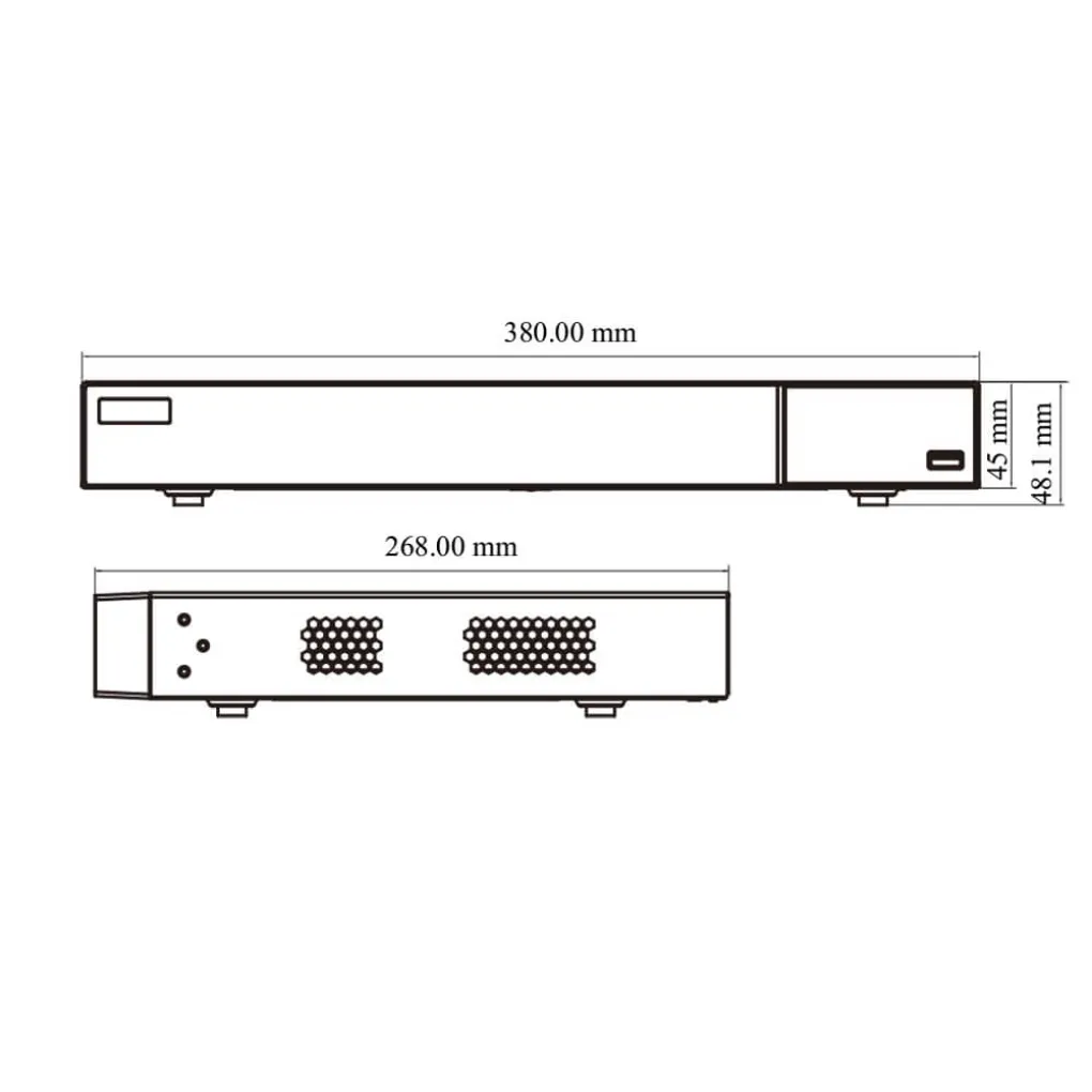 MHD-видеорегистратор 16-канальный 5Mp TVT TD-2716NE-HC-H- Фото 3