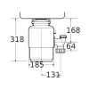 Измельчитель пищевых отходов Teka TR 750 (115890014)- Фото 3