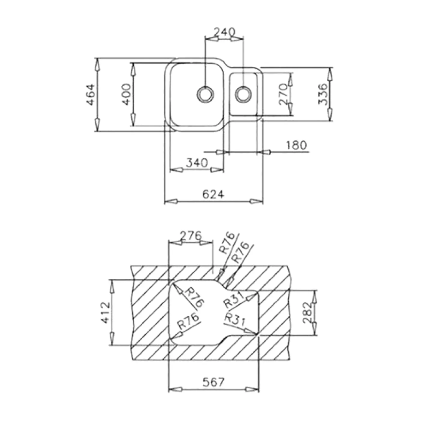 Кухонная мойка Teka BE 1 1/2 B 625 REV, сталь (10125160) - Фото 3