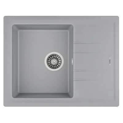 Кухонна мийка Teka STONE 45 S-TG 1B 1D, 650х510, сірий металік (115330042)