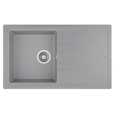 Кухонна мийка Teka STONE 50 B-TG 1B 1D, сірий металік (115330014)