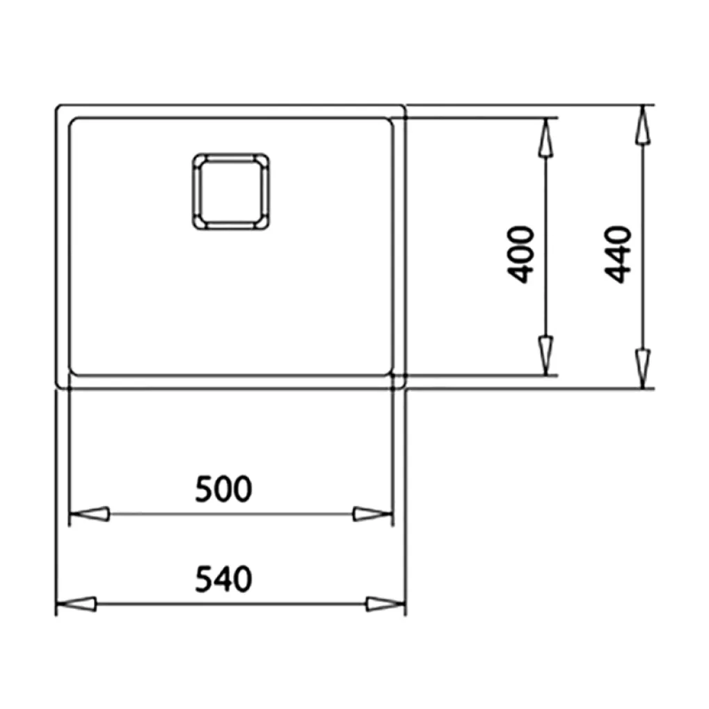 Мойка для кухни Teka FLEXLINEA RS15 50х40 M-XT 1C, металл (115000046)- Фото 5