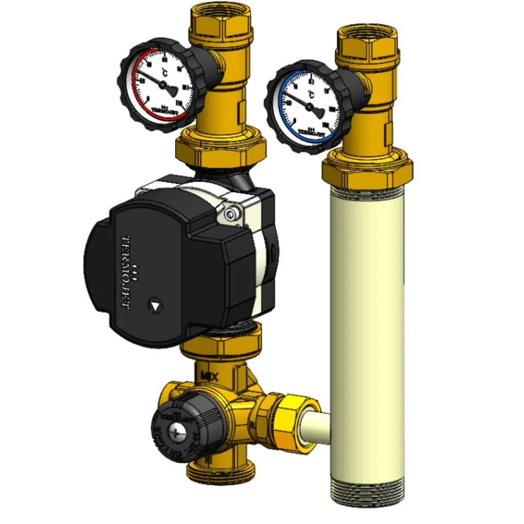 Насосна група Termojet НГ-36 із термокраном без насоса (84130390)- Фото 1