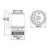 Сервопривод Tervix ProLine Egg 2 M30x1.5 нормально-закрытый черный (217030) - Фото 2