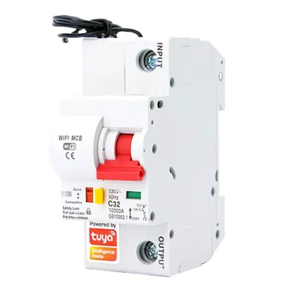 Розумний автоматичний вимикач Tervix Pro Line WiFi Circuit Breaker 10A (439450)
