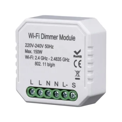 Умный выключатель – регулятор Tervix Pro Line WiFi Dimmer (1 клавиша) (435421)