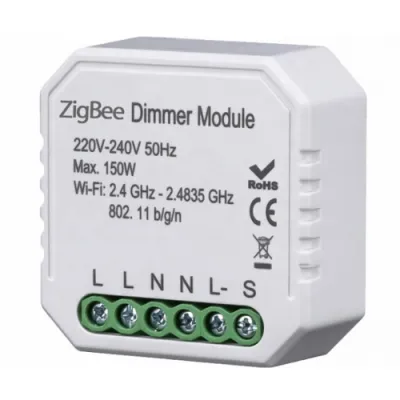 Розумний вимикач – регулятор Tervix Pro Line ZigBee Dimmer (1 клавіша) (435121)