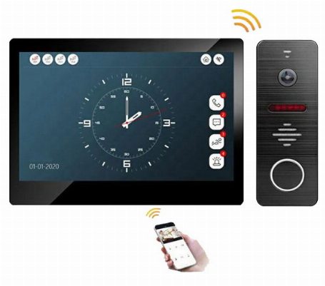 Комплект відеодомофону WiFi + Ethernet Tervix Pro Line Smart Video Door Phone System