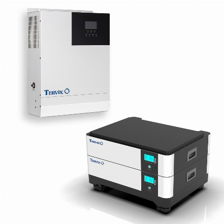 Система автономного питания Tervix BANKA 20,4 кВтч + инвертор 5кВ + аккумулятор 51,2В 200 Ач (2 шт)