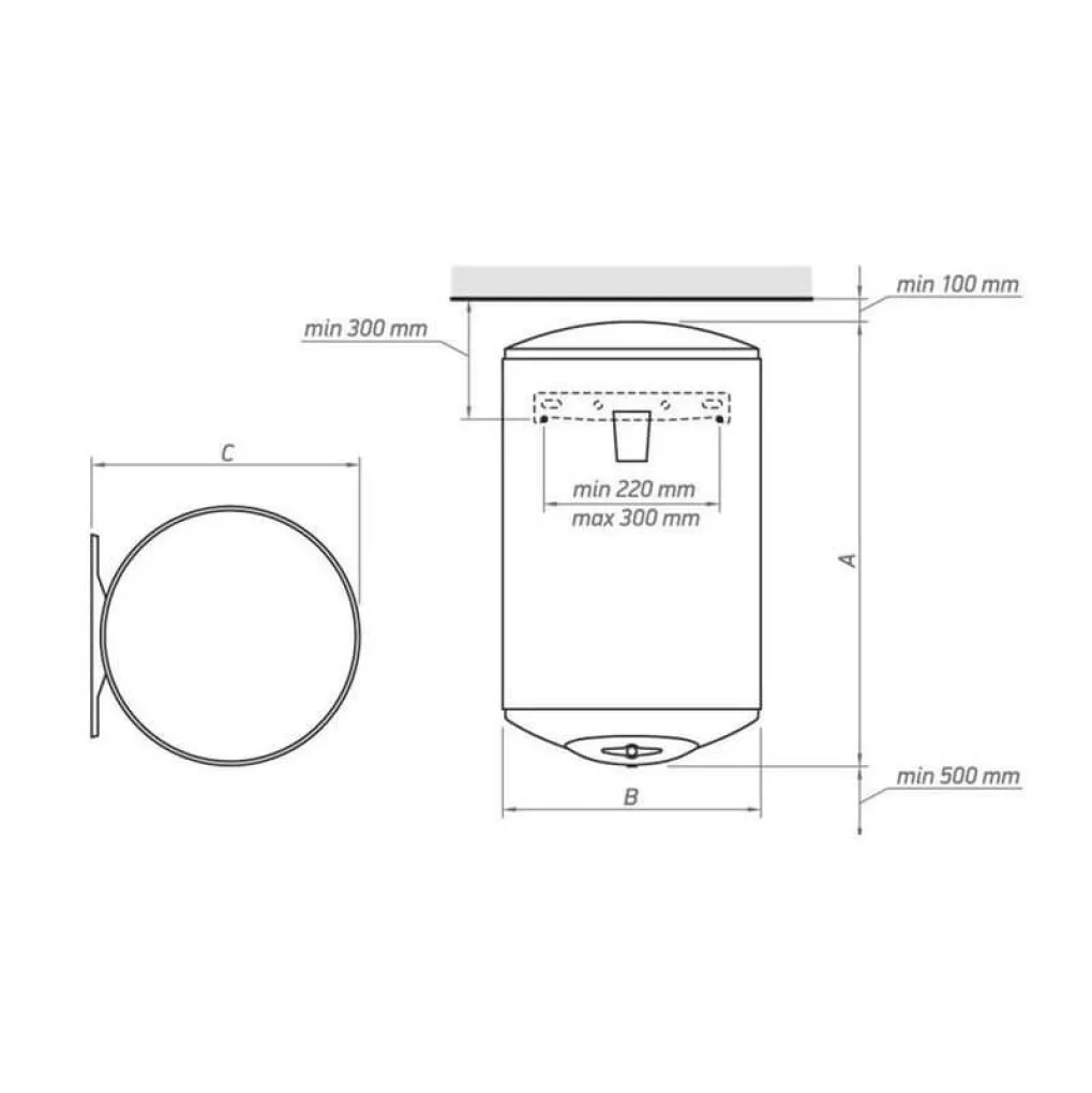 Бойлер электрический Tesy Anticalc Slim GCV 503816D B14 TBRC 50 (304846)- Фото 4