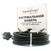 Двожильний кабель ThermoGreen TGRD-10 м 30 Вт з термостатом та вилкою для обігріву труб- Фото 1