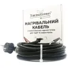 Двожильний кабель ThermoGreen TGRD-14 м 30 Вт з термостатом та вилкою для обігріву труб- Фото 1