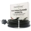 Двожильний кабель ThermoGreen TGRD-30 м 30 Вт з термостатом та вилкою для обігріву труб- Фото 1