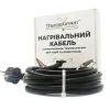 Двожильний кабель ThermoGreen TGSD-18 м 12 Вт з термостатом та вилкою для обігріву труб- Фото 1