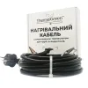 Двухжильный кабель ThermoGreen TGSD-2 м 12 Вт с термостатом и вилкой для обогрева труб- Фото 1