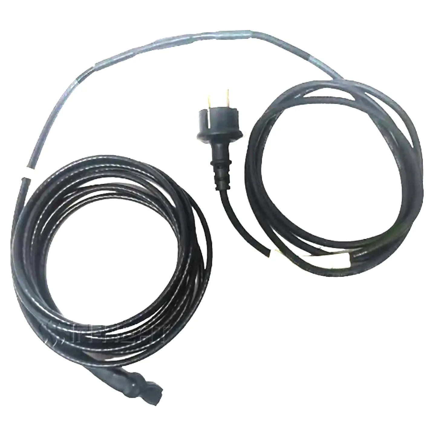 Двожильний кабель ThermoGreen TGSD-10 м 12 Вт з термостатом та вилкою для обігріву труб - Фото 1