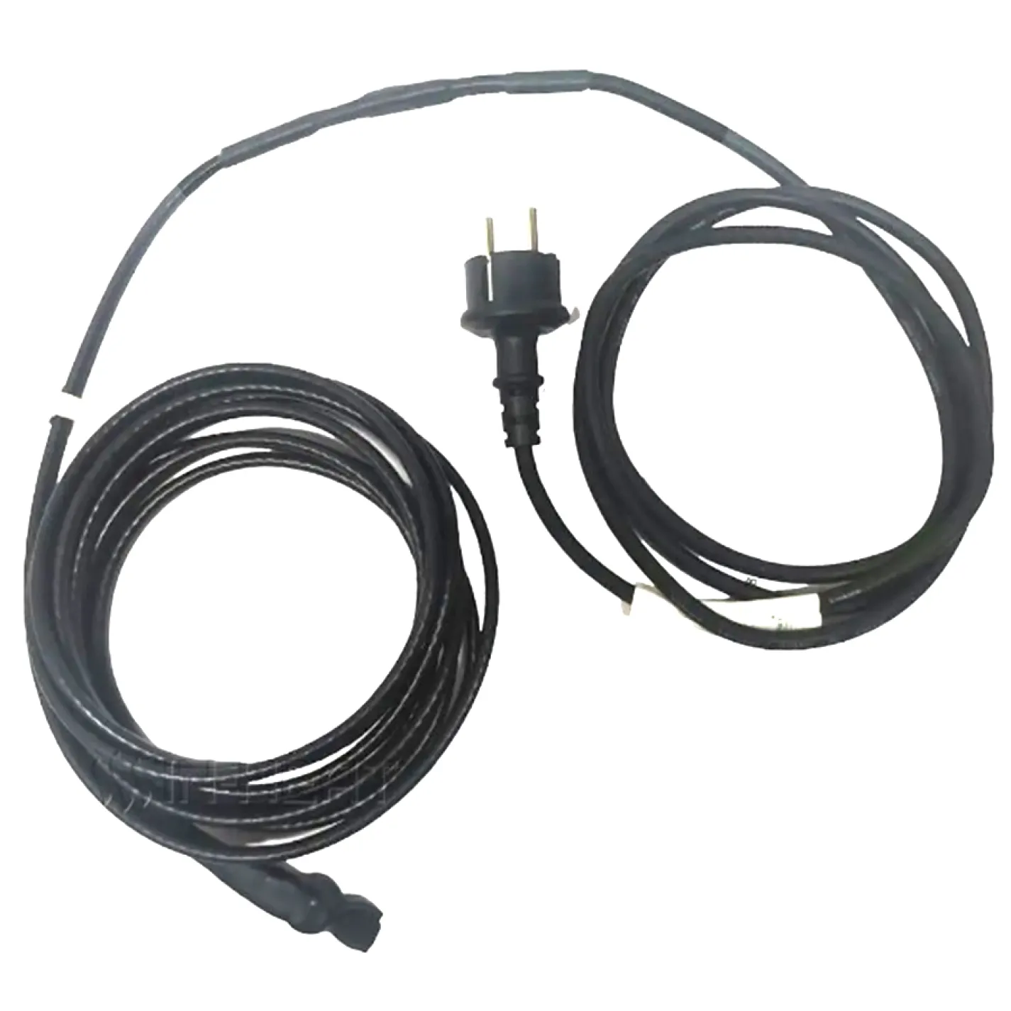 Двожильний кабель ThermoGreen TGSD-18 м 12 Вт з термостатом та вилкою для обігріву труб - Фото 1