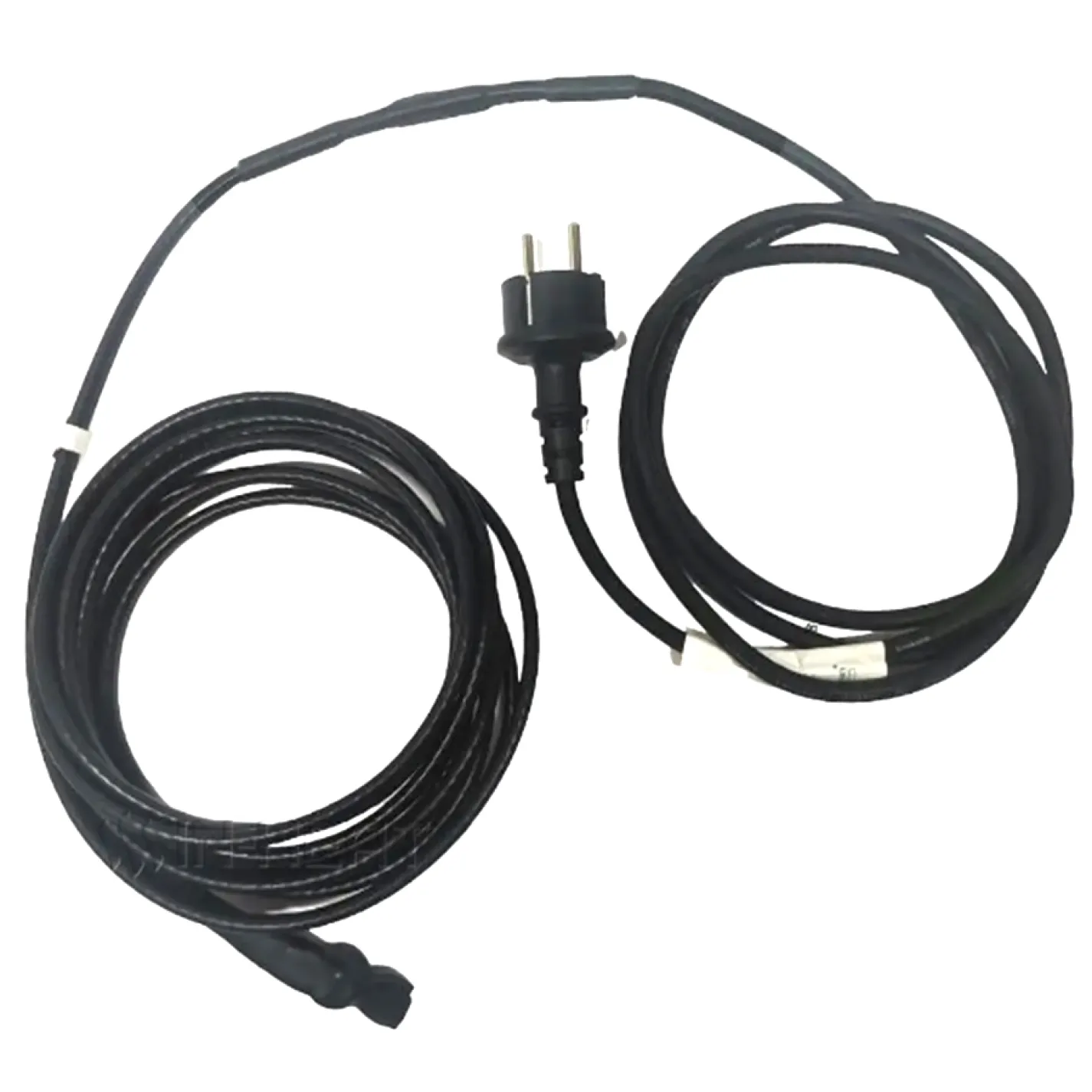 Двожильний кабель ThermoGreen TGSD-4 м 12 Вт з термостатом та вилкою для обігріву труб - Фото 1