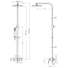 Душевая система Topaz Lexi TL 21702-H57-00 (9694900304194868)- Фото 4