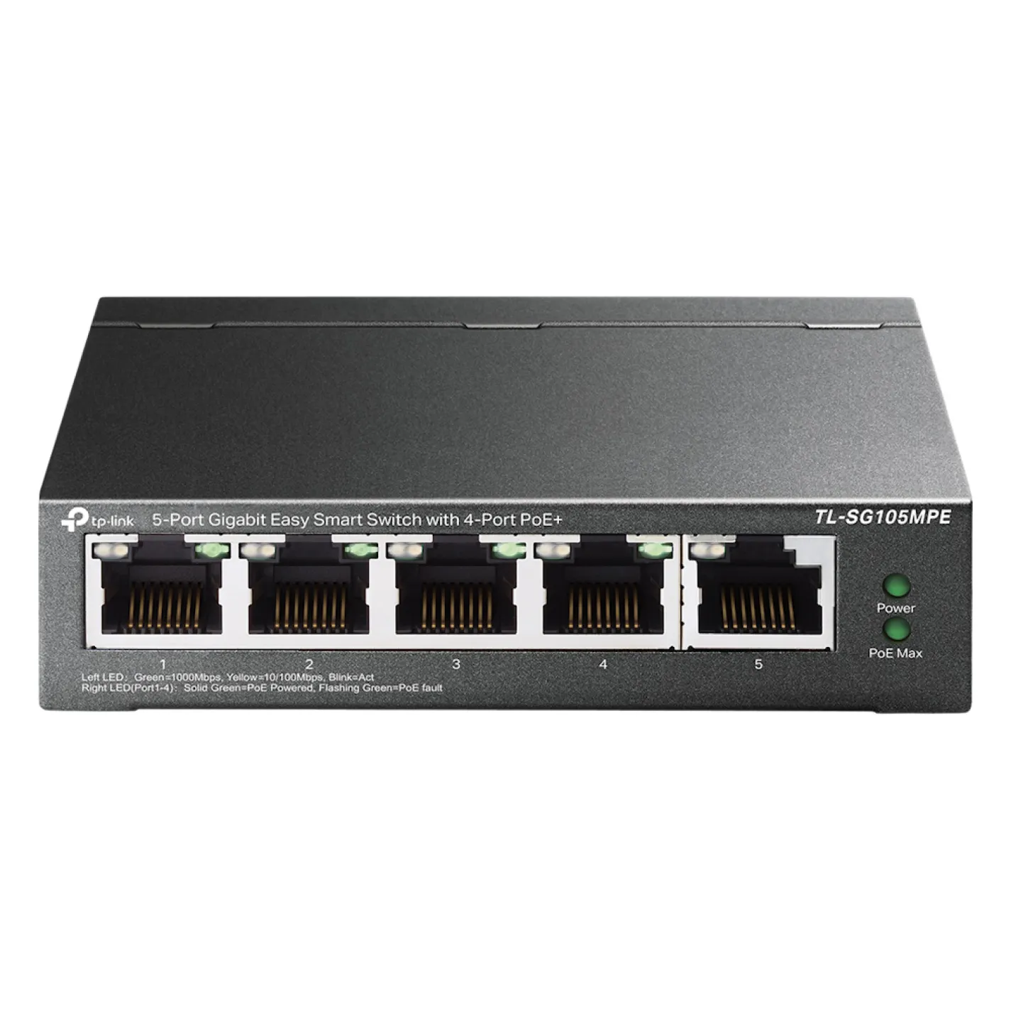 Коммутатор TP-Link TL-SG105MPE 5xGE (4xPoE), 120Вт - Фото 1