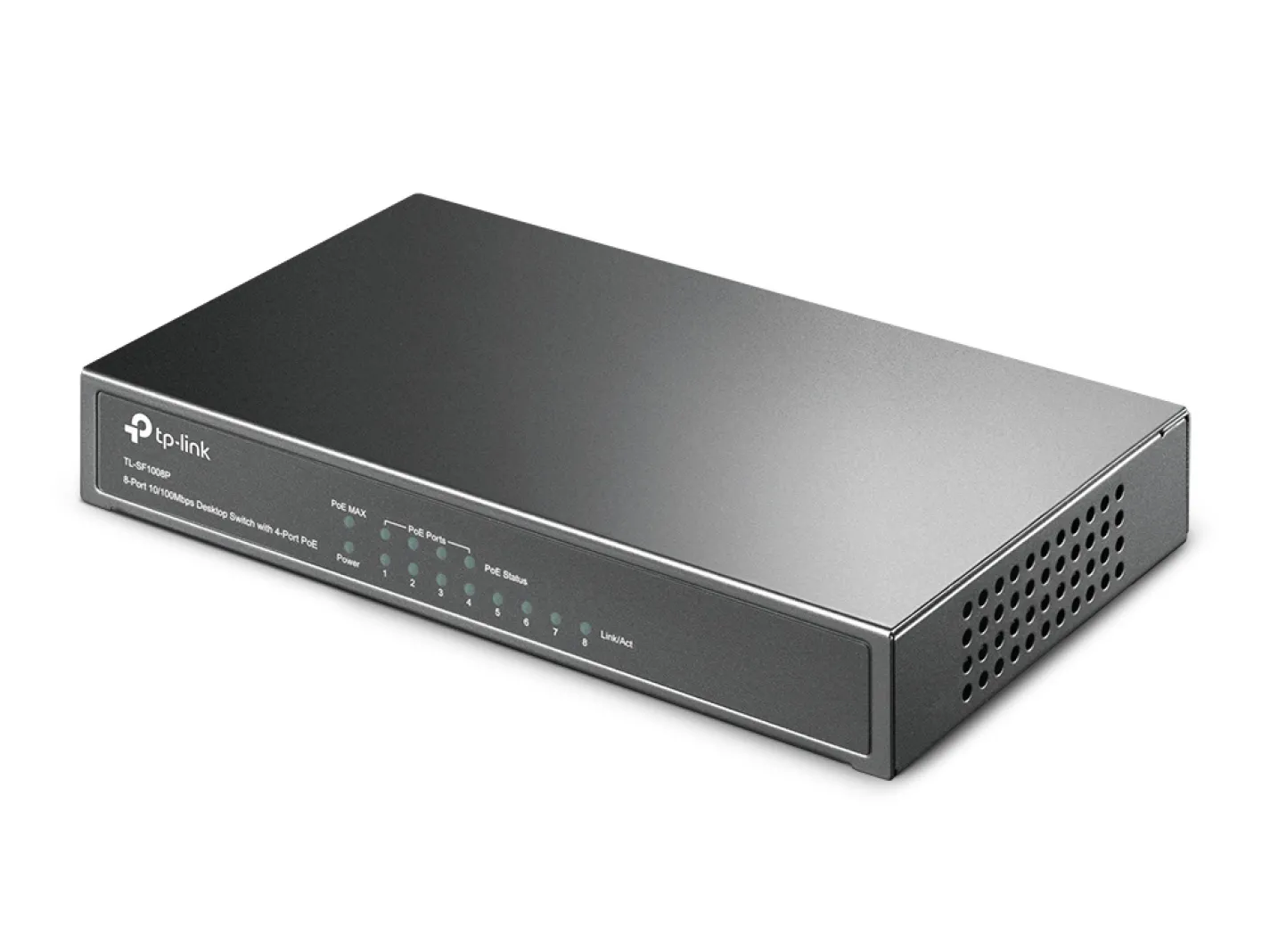 Комутатор TP-Link TL-SF1008P 8xFE (8xPoE), 65Вт - Фото 2