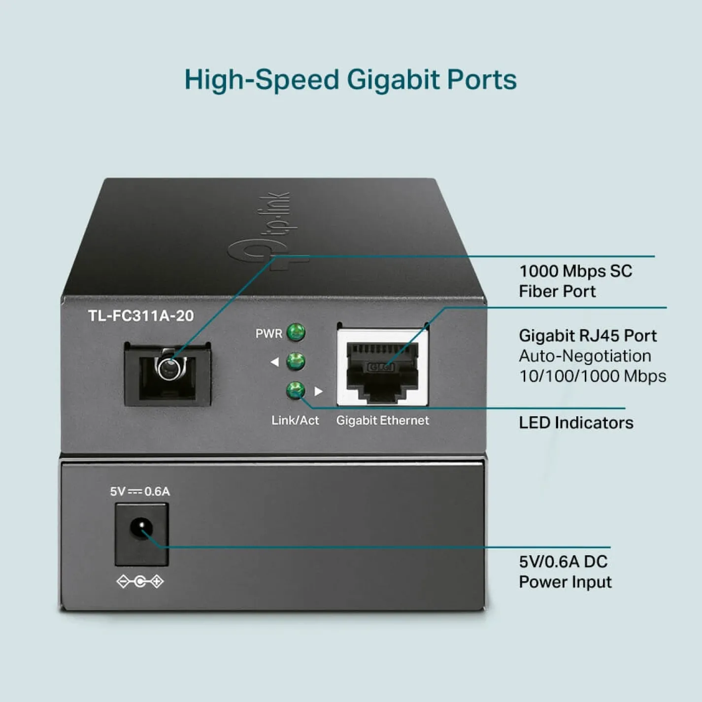 Медиаконвертер TP-Link FC311A-20 - Фото 3