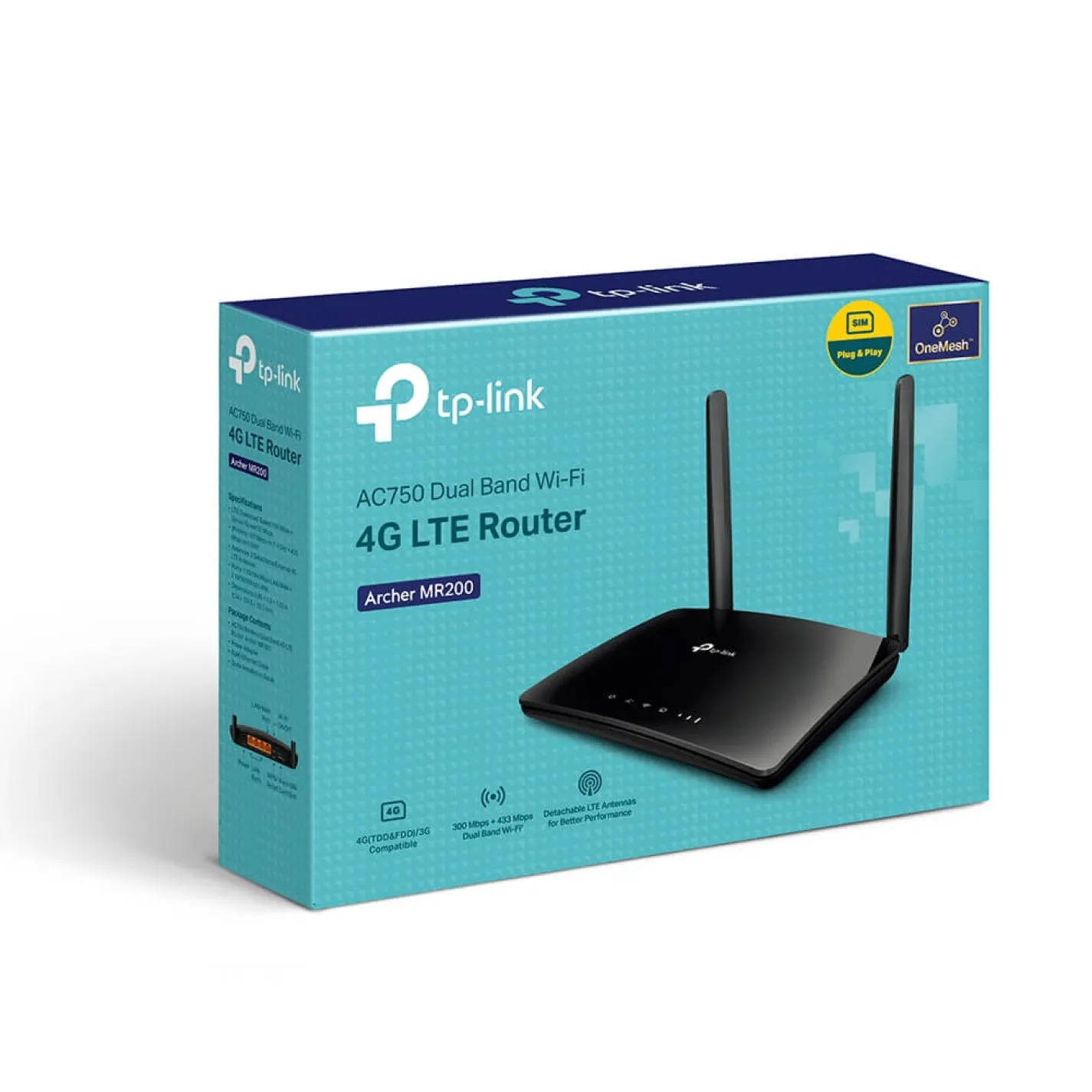 Mesh-маршрутизатор TP-LINK TL-MR200 AC750 з підтримкою 4G - Фото 1