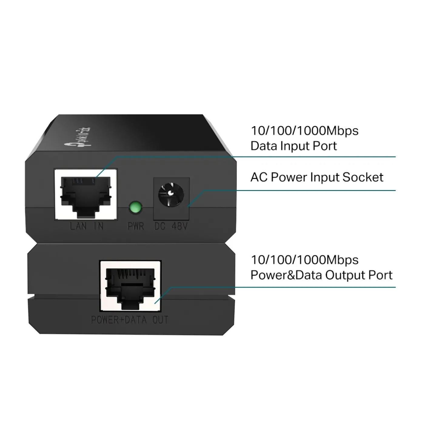 PoE-инжектор TP-Link TL-PoE150S - Фото 2