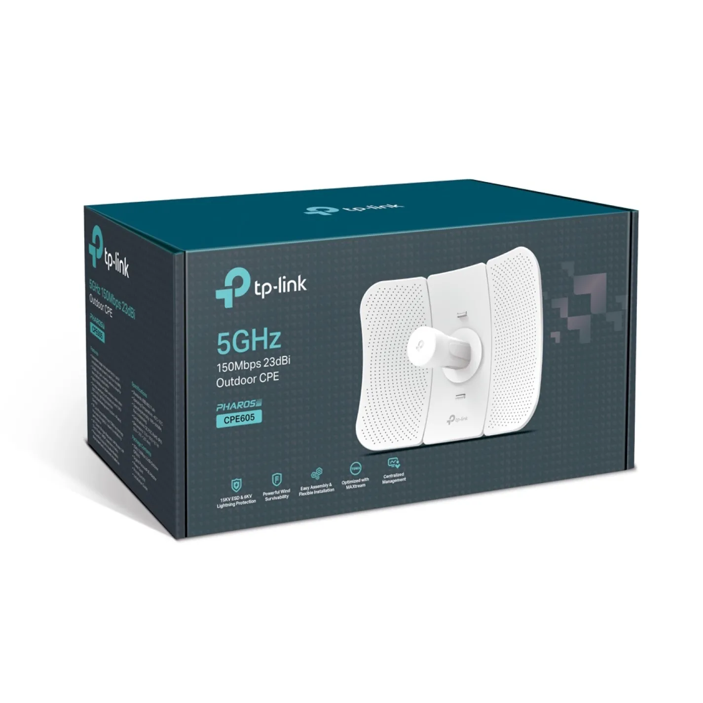 Точка доступа TP-Link CPE605 N150 5ГГц 1xFE LAN, 23 дБ - Фото 2