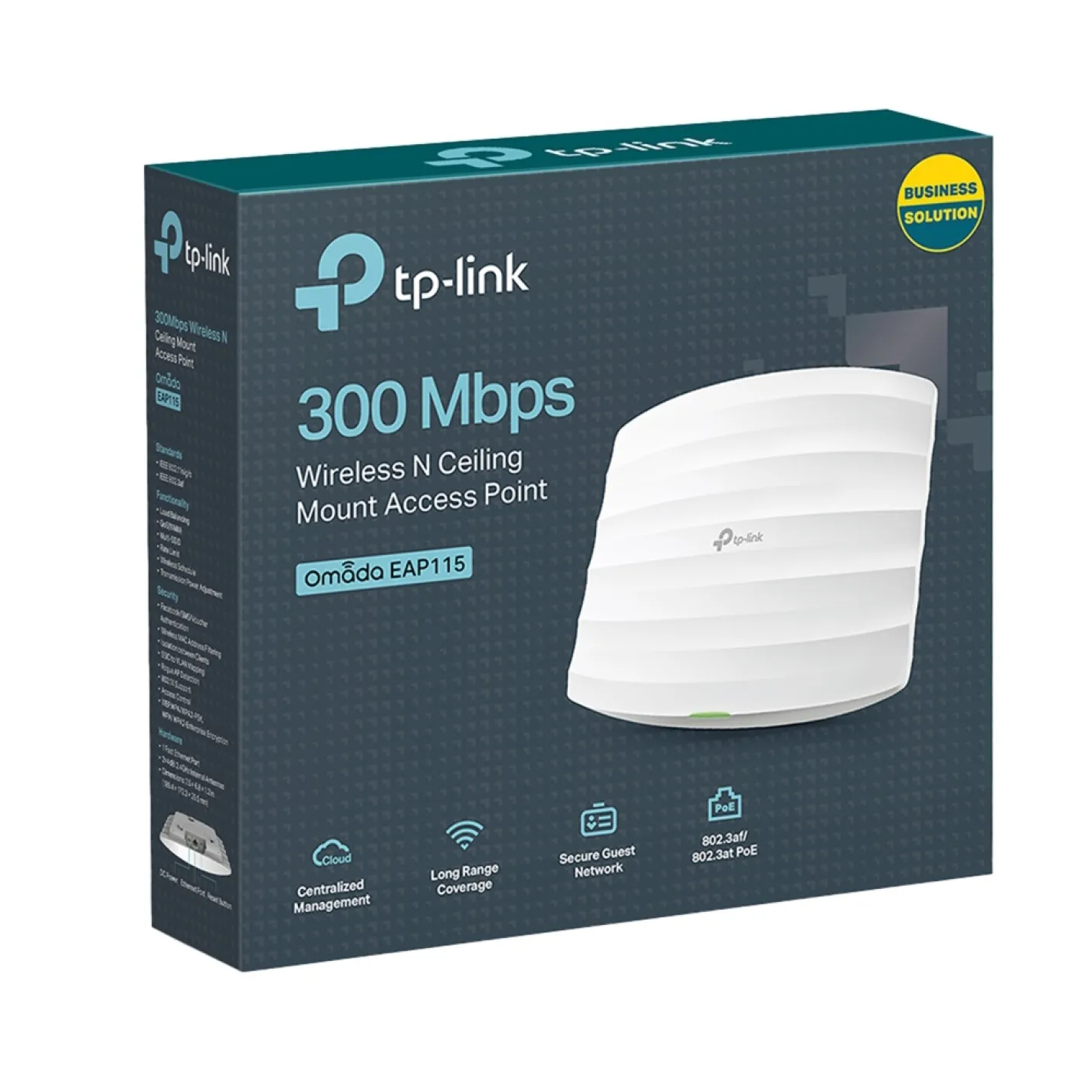 Точка доступа TP-Link EAP115 N300, 1хFE LAN, PoE - Фото 3