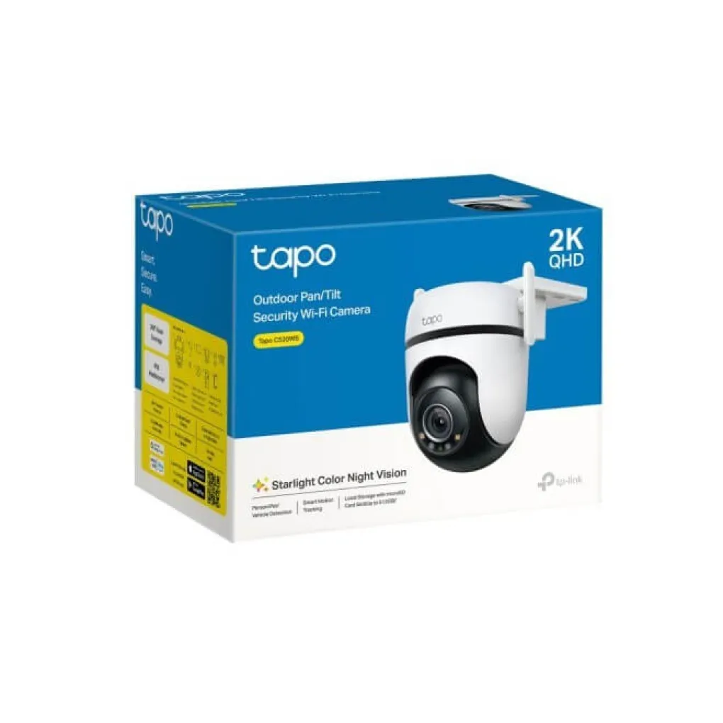 IP-камера видеонаблюдения TP-Link Tapo C520WS 4MP N300 1xFE LAN наружная поворотная- Фото 4